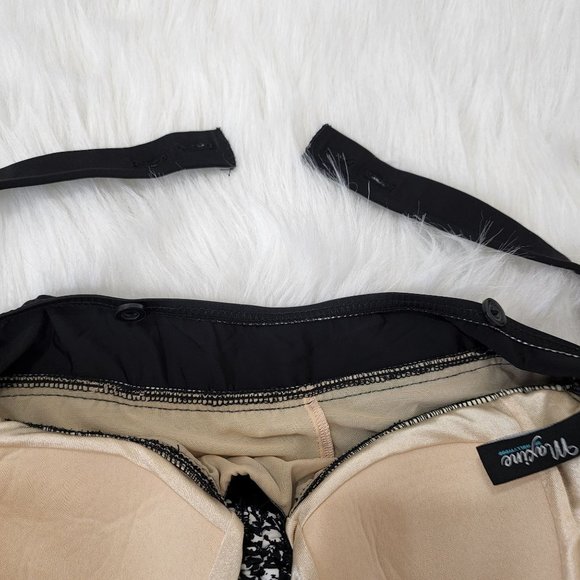 Maxine of Hollywood Vintage one piece crisscross back Swim dress - Picture 8 of 11